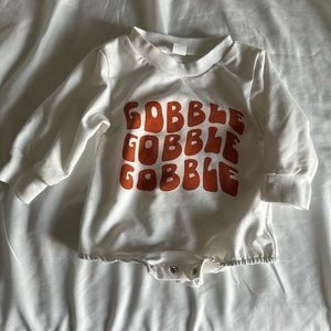 0-3 month baby Thanksgiving outfits